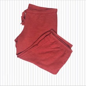 3/$30 Mossimo Red Hope Lounging Cropped SweatPants